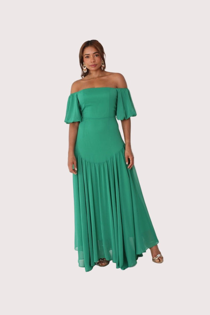 Sunset Dream Off - Shoulder Maxi Dress - 82315 - Especially Yours