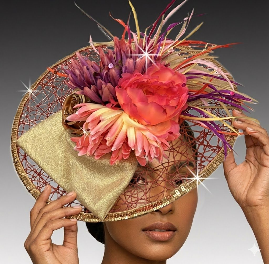 FA3140 HONEYCOMB FASCINATOR by Whittall & Shon - Especially Yours