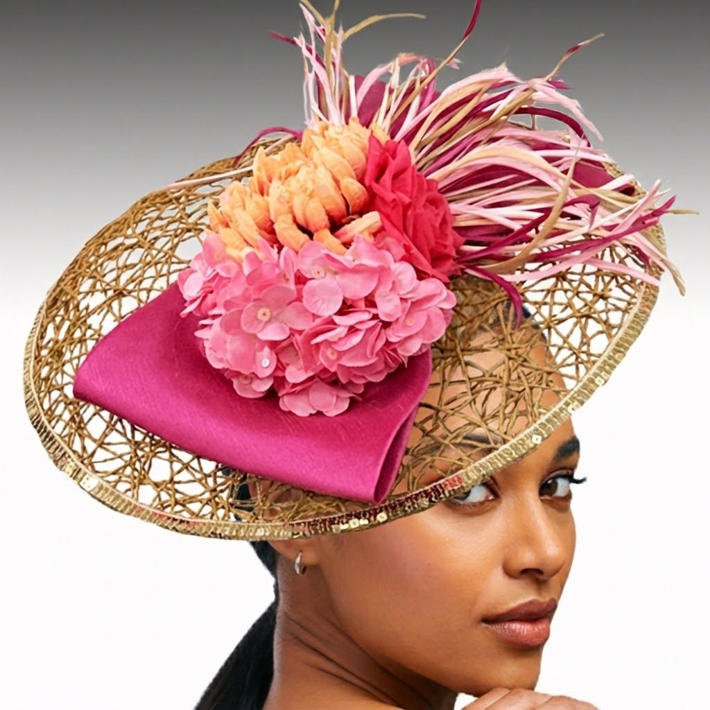 FA3140 HONEYCOMB FASCINATOR by Whittall & Shon - Especially Yours