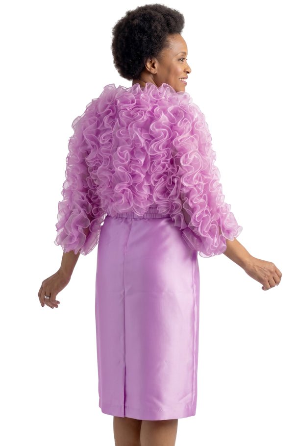 Ruffled Organza Jacket Dress by SHARZ B. LONDON - Especially Yours