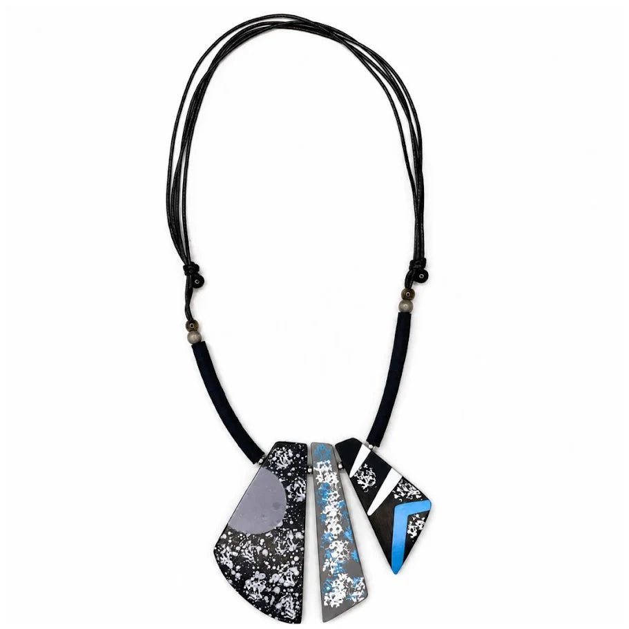 Alisha D Big Asymmetrical Pendant With Adjustable Cord - Especially Yours