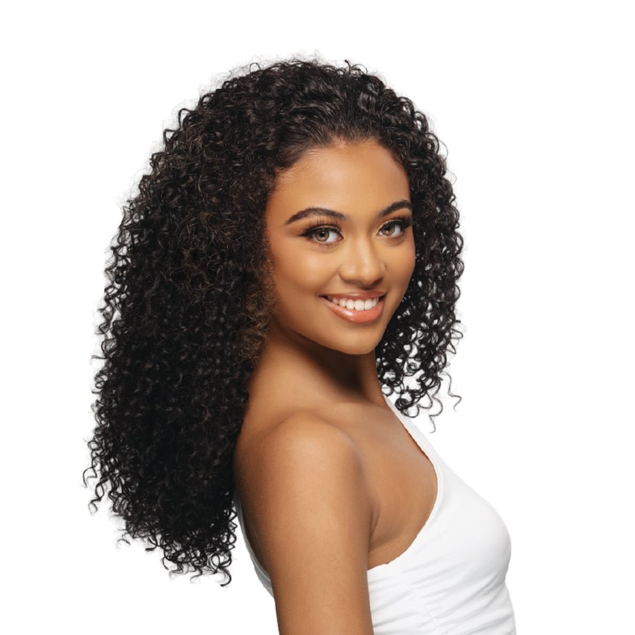 18” WATER CURL HALF WIG W/ DRAWSTRING & HEAD BAND - Vivica A. Fox - Especially Yours