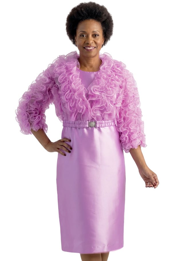 Ruffled Organza Jacket Dress by SHARZ B. LONDON - Especially Yours