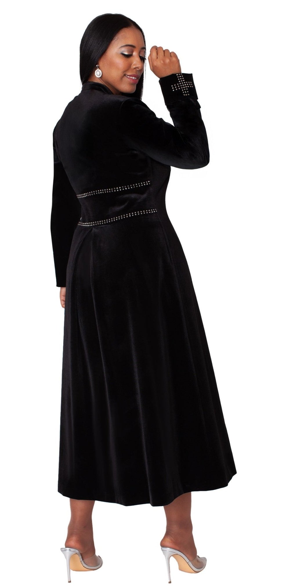 Velvet Church Robe with Crystal Trim - 41031 - Especially Yours