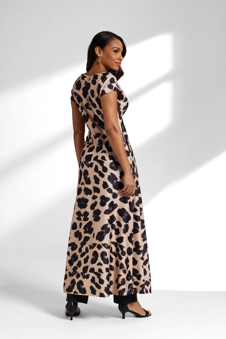 wide leg animal print pant set