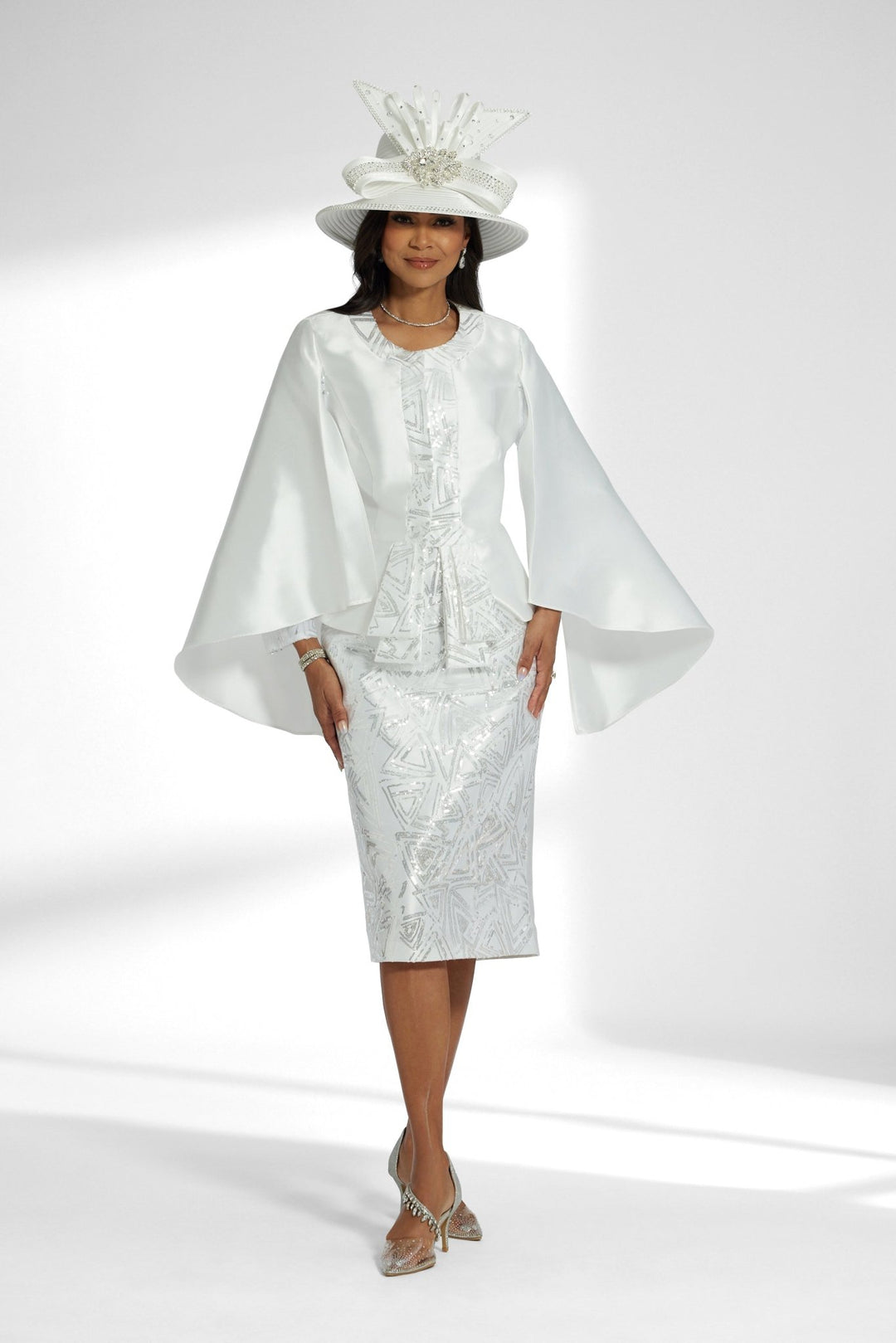 women’s cape suit church style