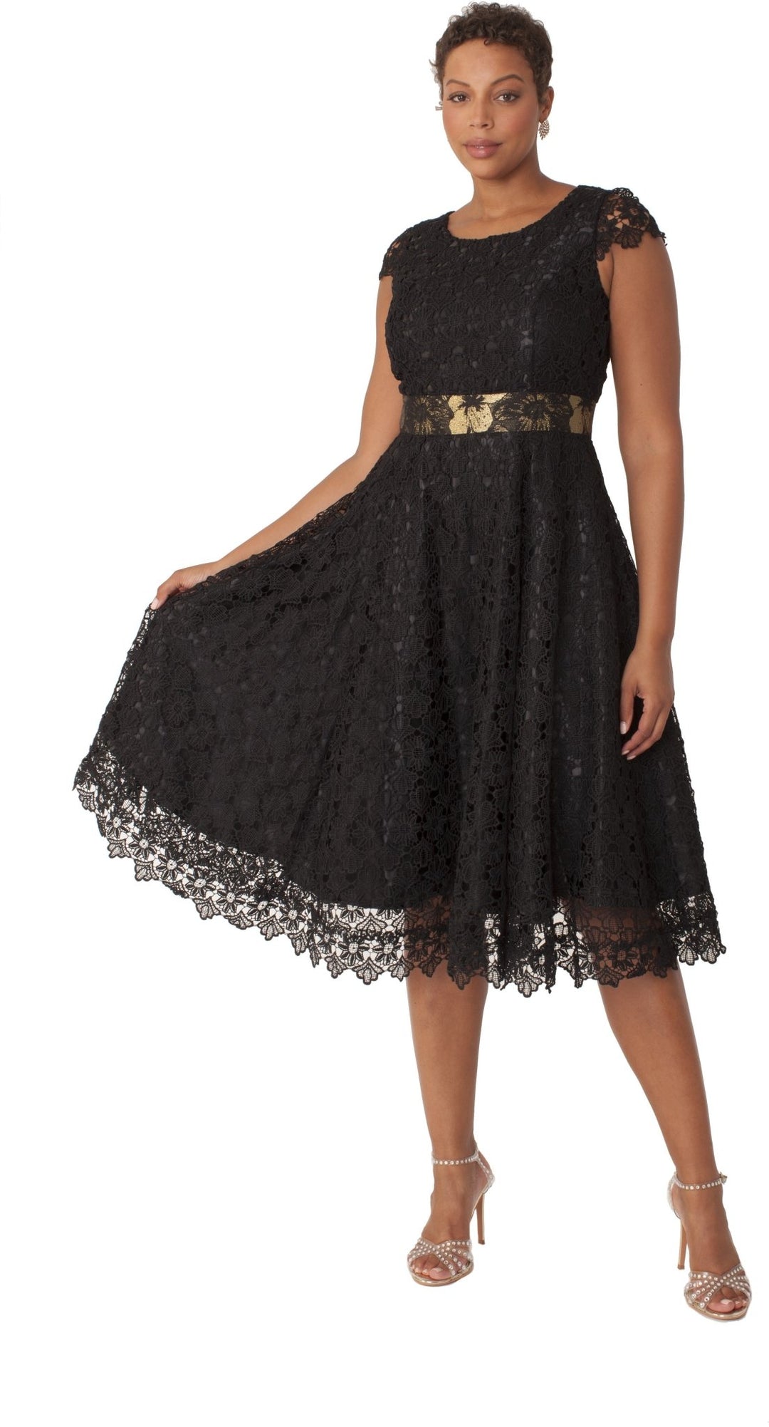 Elegant Woven Jacket & Lace Dress Set – 4847 - Especially Yours