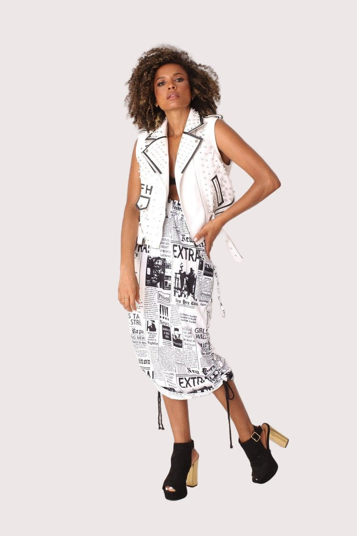 Woven Print Midi Skirt - 81927 - Especially Yours